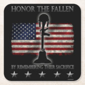 Honor The Fallen Kartonnen Onderzetters (Voorkant)