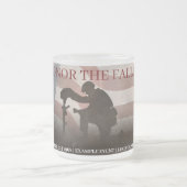 Honor The Fallen Matglas Koffiemok (Center)