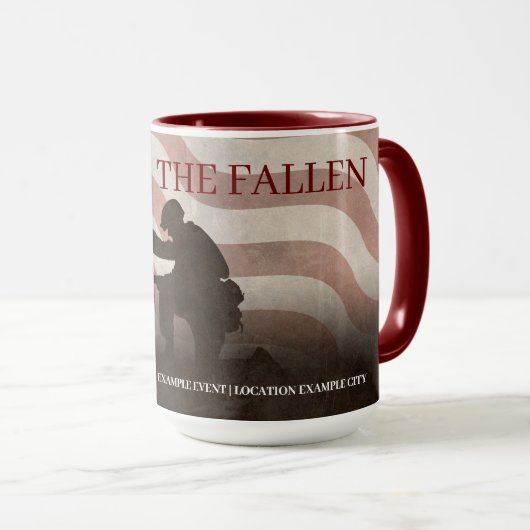 Honor The Fallen Mok (Voorkant rechts)