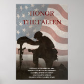 Honor The Fallen Poster (Voorkant)