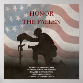 Honor The Fallen Poster (Voorkant)