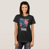 Honor The Fallen Thank The Living Veteran Memorial T-shirt (Voorkant volledig)