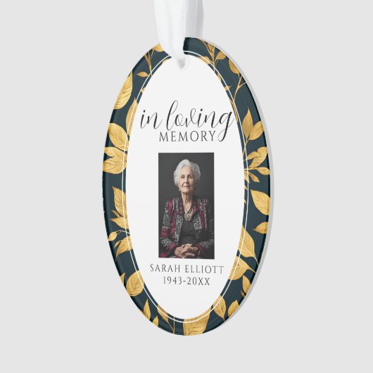 Honor the life of a loved one Acrylic Ornament (voorkant)