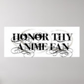 Honor Thy Anime Fan Poster (Voorkant)