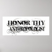 Honor Thy Antropoloog Poster (Voorkant)