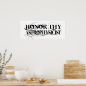 Honor Thy Astrofysicus Poster (Keuken)