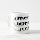 Honor Thy Deep Zee Diver Koffiemok (Voorkant links)