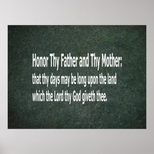 Honor Thy Moeder en Thy Vader Poster (Voorkant)