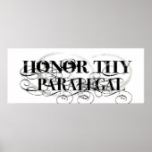 Honor Thy Paralegal Poster (Voorkant)