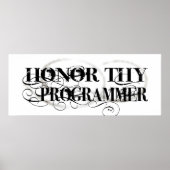 Honor Thy Programmer Poster (Voorkant)