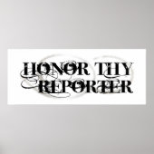 Honor Thy Reporter Poster (Voorkant)