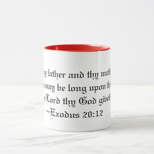 Honor Thy Vader en Moeder Mok (Midden)