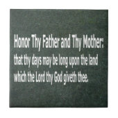 Honor Thy Vader en Thy Moeder Tegeltje (Voorkant)