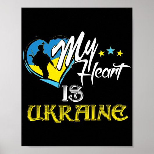 Honor to Oekrainian soldiers Poster (Voorkant)