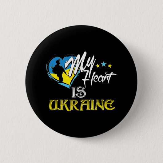 Honor to Oekrainian soldiers Ronde Button 5,7 Cm (Voorkant)