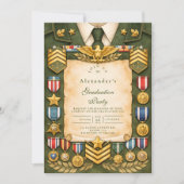 Honor & Valor Graduation Party Kaart (Voorkant)