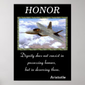 Honor verenigt de vastberaden en dappere krijgers  poster (Voorkant)