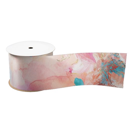 Honora Satin Ribbon Satijnen Lint (Spoel)