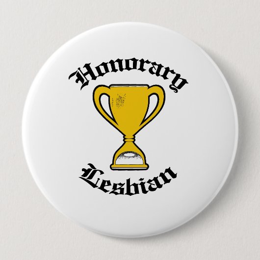 HONORAIR LESBIAN -.png Ronde Button 4,0 Cm (Voorkant)