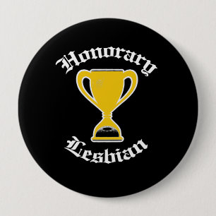 HONORAIR LESBIAN - WITTE -.png Ronde Button 4,0 Cm