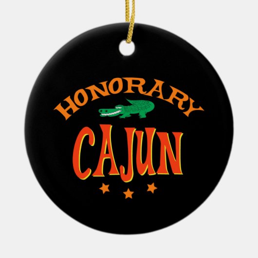 Honorary Cajun Keramisch Ornament (Voorkant)