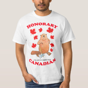 Honorary Canadese je bent zo dam leuk Grappig cade T-shirt