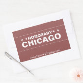 Honorary Chicago bruin straatnaambord sticker (Envelop)