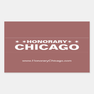 Honorary Chicago bruin straatnaambord sticker