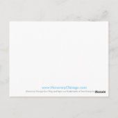 Honorary Chicago Hearts and Stripes Forever Card Briefkaart (Achterkant)