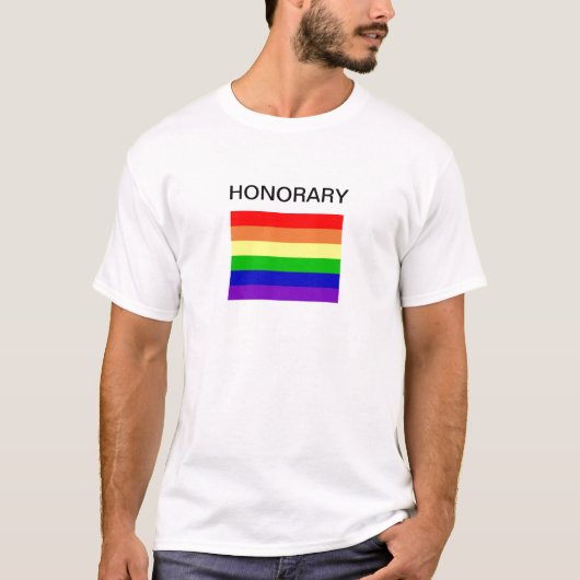 Honorary Gay T-shirt (Voorkant)