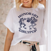Honorary GirlyPop Funny Frog geïllustreerd T-shirt
