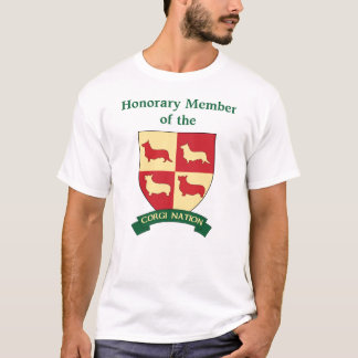 Honorary Member Corgi Nation Crest T Shirt