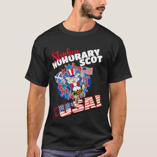 Honorary Scot uit de Verenigde Staten T-shirt (Voorkant)