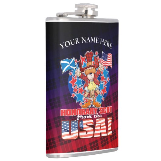 Honorary Scot uit de VS! Heupfles (Rechts)