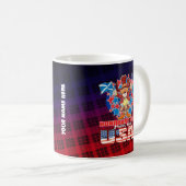 Honorary Scot uit de VS! Koffiemok (Voorkant rechts)