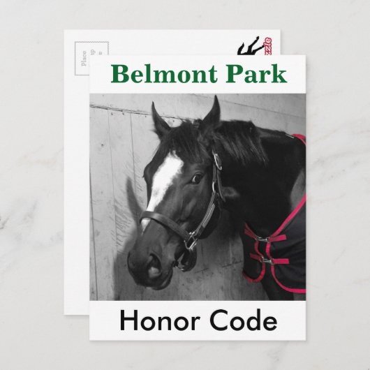 Honorcode Briefkaart (Voorkant / Achterkant)