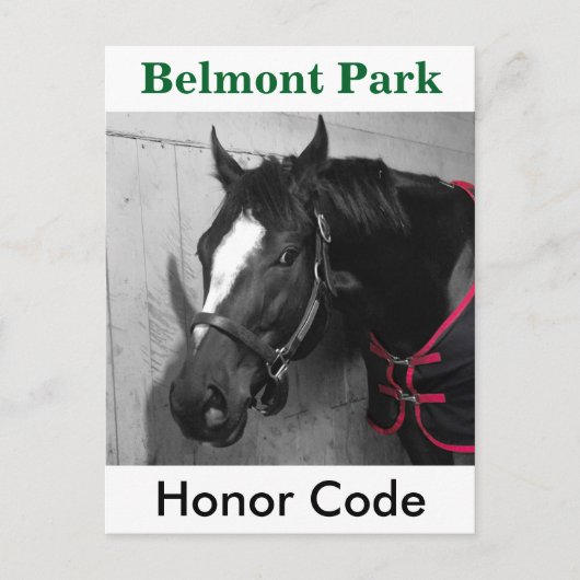 Honorcode Briefkaart (Voorkant)