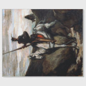 Honore Daumier Don Quixote in de bergen Cadeaupapier (Vlak)