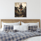 Honore Daumier - Don Quixote in de bergen Canvas Afdruk (Insitu (Slaapkamer))