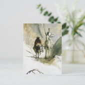 Honore Daumier- Don Quixote, Sancho Pansa Briefkaart (Staand voorkant)