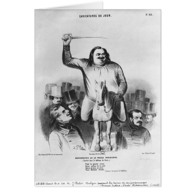 Honore de Balzac (Voorkant)