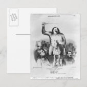 Honore de Balzac Briefkaart (Voorkant / Achterkant)