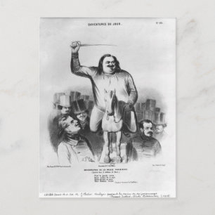 Honore de Balzac Briefkaart