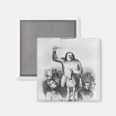 Honore de Balzac Magneet (Voorkant / Achterkant)