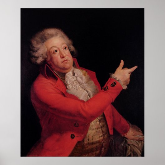 Honore Gabriel Riqueti graaf van Mirabeau Poster (Voorkant)