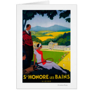 Honore Les Bains  Poster Europe