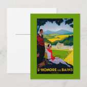 Honore Les Bains Poster Europe Briefkaart (Voorkant / Achterkant)