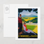 Honore Les Bains Poster Europe Briefkaart (Voorkant / Achterkant)