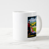 Honore Les Bains Poster Europe Grote Koffiekop (Voorkant rechts)