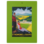 Honore Les Bains  Poster Europe Klembord (Achterkant)